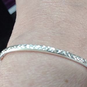 Bracelet diamond cut bolo bracelet